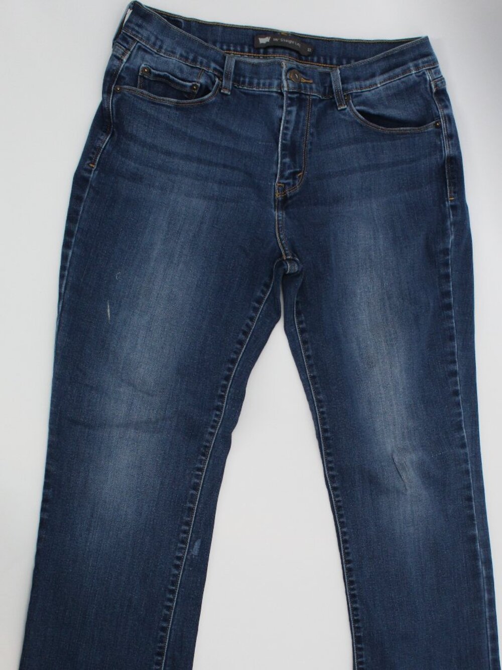LEVIS 505 Straight Leg Womens Jeans Sz 12 GOOD COND Denim Casual